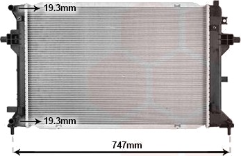 VAN WEZEL 82012746 Radiator motorkjøling
