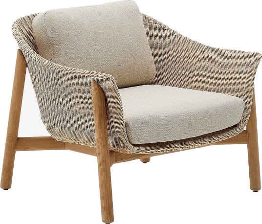 Kave Home Utendørs lenestol galea Beige
