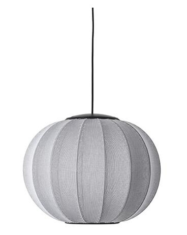 Made By Hand Knit-Wit Rund Taklampe Ø45 Sølv LED