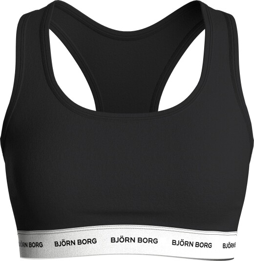 Björn Borg Women"s Logo Soft Top 1p Black Beauty XXL Björn Borg Women"s Logo Soft Top 1p Black Beauty XXL
