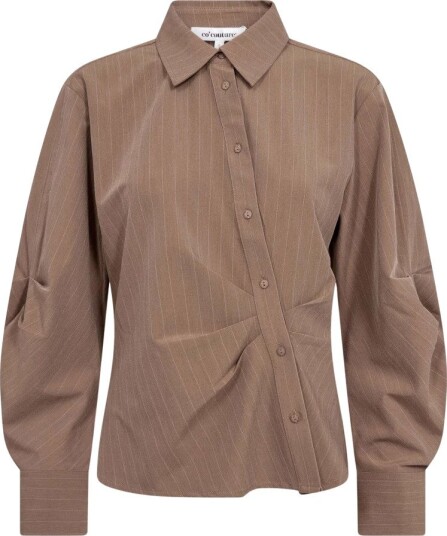 Co'Couture Dame Bluser & Skjorter Brun XL,