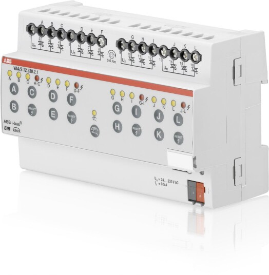 ABB 2CDG110116R0011 Varmeaktuator 230V AC 12 utganger Elfordeling & strømforsyning