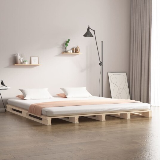 vidaXL Sengeramme heltre furu 200x200 cm vidaXL Sengeramme heltre furu 200x200 cm