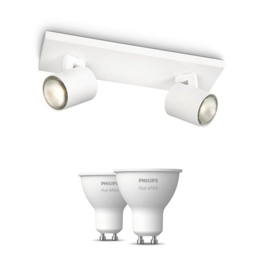 Philips Runner spotlampe, 2 spotlights, Hue White pærer