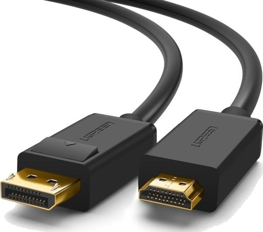 Ugreen 10238 1 M Displayport Hdmi Hankjønn Hankjønn Rett