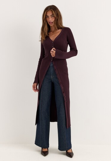 Bubbleroom Knitted Cardigan Dress