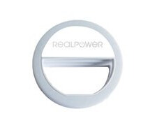 Realpower Smartphone Ringlicht Fuer Noch Bessere Selfies, Led, Grå, Smartphones, 8,5 Cm, 28 Mm, 70 G