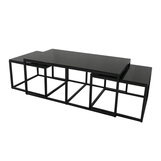 Homefactory Oceanside avlangt settebord 3 bord 176043