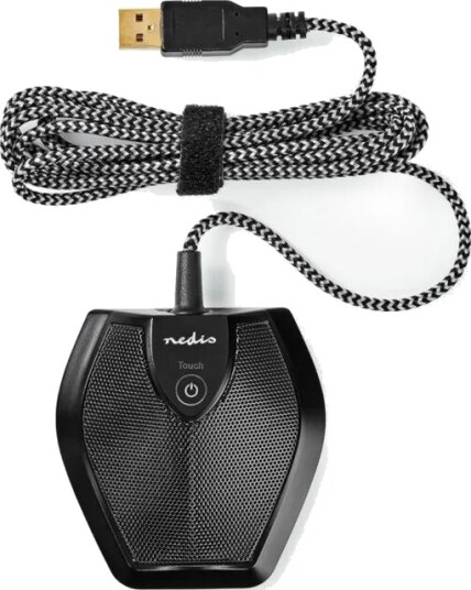 Nedis MICCU100BK Omnidireksjonal Konferansemikrofon med USB og Mute-funksjon Nedis MICCU100BK Omnidireksjonal Konferansemikrofon med USB og Mute-funksjon