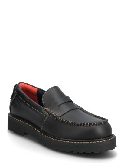 Tommy Hilfiger Archive 01 Boat Shoe Leather - Black - 43