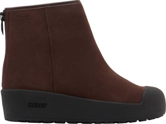 Bally Women's Guard III L Calf Suede Ebano 42
