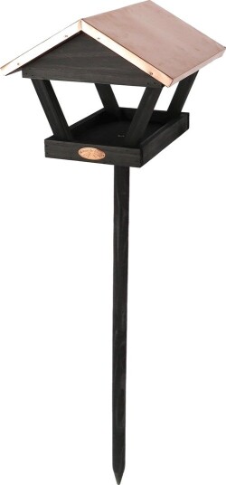 Fuglebord Bird svart/kobber