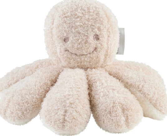 Nattou Teddy Plysj-Blekksprut Brun