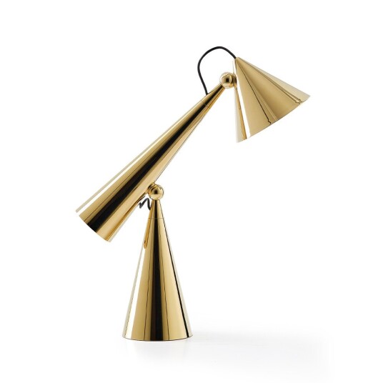 Tom Dixon - Pose Task LED Bordlampe Gold - Lampemesteren