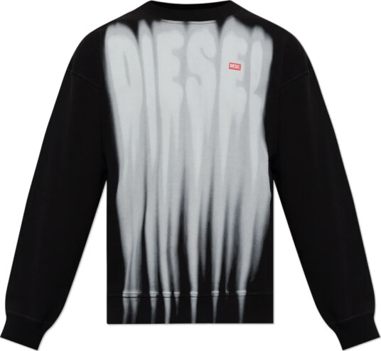 Diesel Herre Gensere & Hettegensere Svart L,