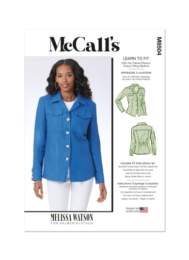 McCall's 8504 - Jakke K5 8-10-12-14-16 McCall's 8504 - Jakke K5 8-10-12-14-16