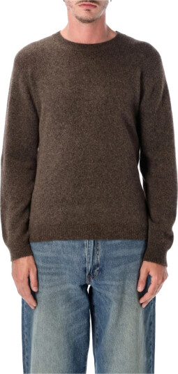 Roberto Collina Herre Strikkevarer Brun 2XL,