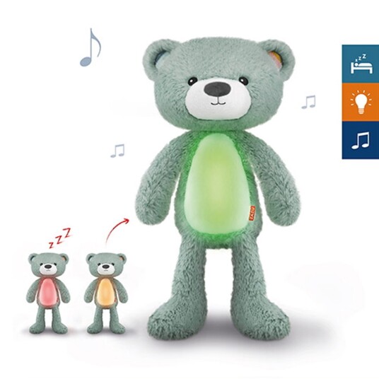 ZAZU Kosebamse & Søvntrener Bjørnen Brody Blå ZAZU Kosebamse & Søvntrener Bjørnen Brody Blå