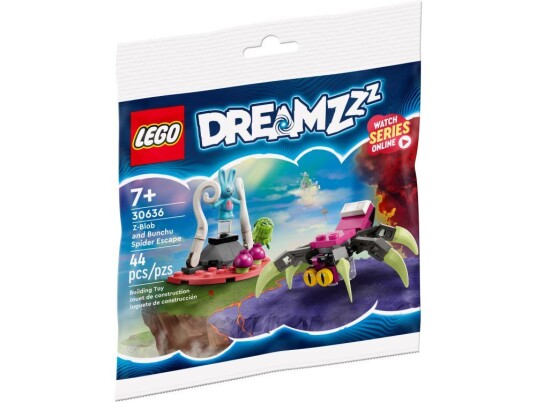 Lego Dreamzzz Z-Blobs og Bunchus flukt fra edderkoppen