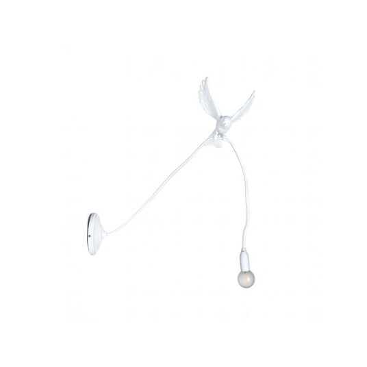 Seletti - Sparrow Landing Vegglampe White
