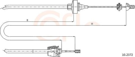 Clutchkabel COFLE 10.2372 Clutchkabel COFLE 10.2372