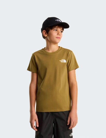 The North Face Teen Simple Dome Regular Ss Tee Beige 142 151