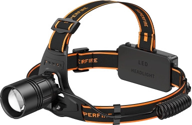 Superfire Hodelykt 1600 Lumen 4 Modus