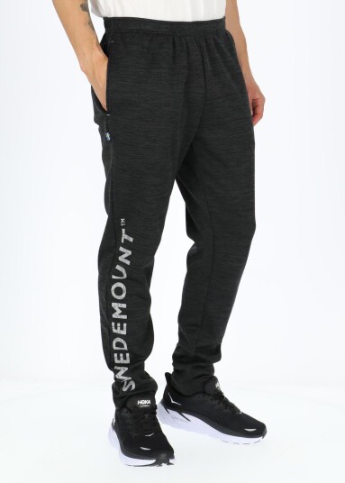 Swedemount Training Logo Pants Charcoal Melange/Lt Grey Mel S Hverdagsbukser