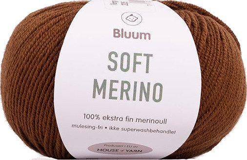 Bluum Soft Merino Ull Varm brun 3015