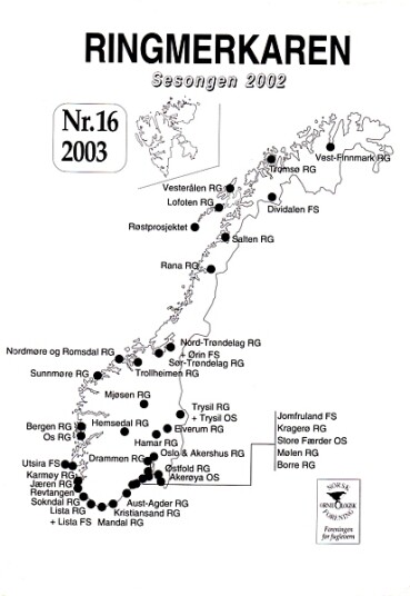 Ringmerkaren nr.16   Sesongen 2002