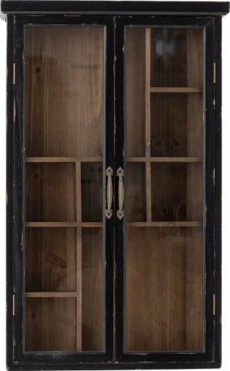 Bloomingville Hazem Cabinet - BLACK - 50X80X14 cm