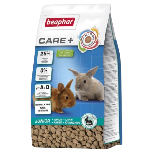 Care+ Junior Kanin 1.5Kg Smådyr Fôr & Høy Til Smådyr Pellets Beaphar Care+ Junior Kanin 1.5Kg Smådyr Fôr & Høy Til Smådyr Pellets Beaphar