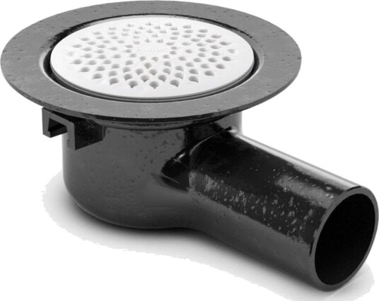 Purus 7152415 Spygatt sideutløp 75 x 150 mm, Innendørsavløp