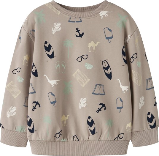 Name It Nmmpjerome Nreg Sweat Unb Beige 110