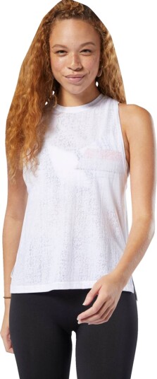 Hvit Reebok Osr AC Tank Topp (XL)