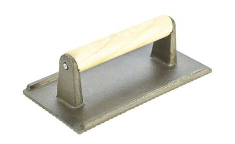 Genware Bøfpresser Støbejern 10,8 x 21 Cm