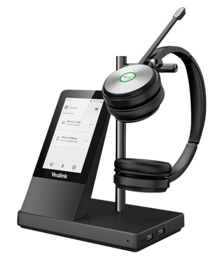 Yealink Wh66 Dual Uc - Hodesett - On-Ear - Dect - Trådløs Yealink Wh66 Dual Uc - Hodesett - On-Ear - Dect - Trådløs