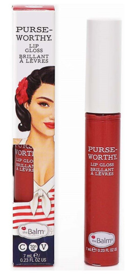 the Balm Purseworthy Lip Gloss Tote 7 ml