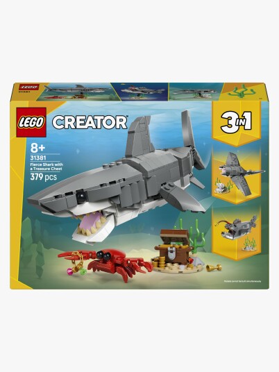 Lego Blodtørstig Hai Med Skattkiste