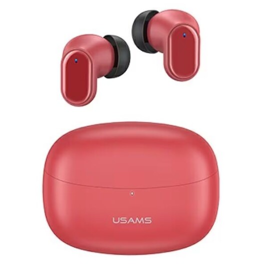 Usams Bluetooth 5.1 Tws Bh-Serien Trådløse Hodetelefoner Rød/Rød Bhubh03 Usams Bluetooth 5.1 Tws Bh-Serien Trådløse Hodetelefoner Rød/Rød Bhubh03