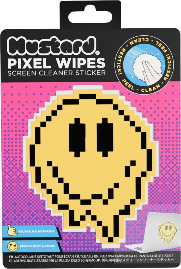 Ohlsson Och Lohaven Mustard Happy Face Pixel Wipes Skjermrengjøring M11072A