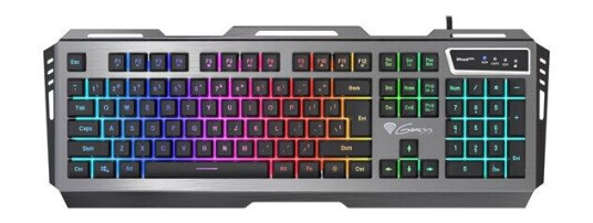 Natec Genesis Rhod 420 RGB - Tastatur - Svart