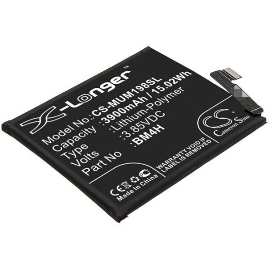 Xiaomi 9 Pro 5G batteri (3900 mAh 3.85 V, Sort)