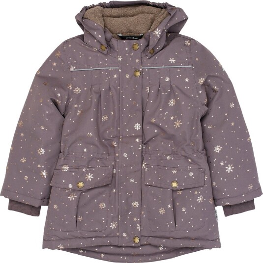 Mikk line Polyester Jacket Glitter SNOWFLAKE AOP 122 Mikk line Polyester Jacket Glitter SNOWFLAKE AOP 122