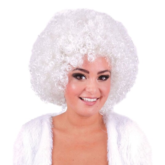 ESPA Hvit Afroparykk - One size