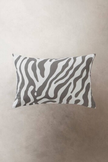 Jotex ZOE putetrekk 60x40 cm Grå/hvit 1702150-02-02 1702150-01-02
