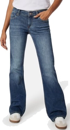 ONLY Blush Low Waist Flared Denim Medium Blue Denim XL/30