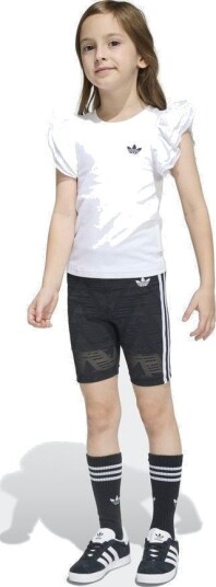 Adidas Originals Lace Cycling Short Tee Set størrelse 104 cm