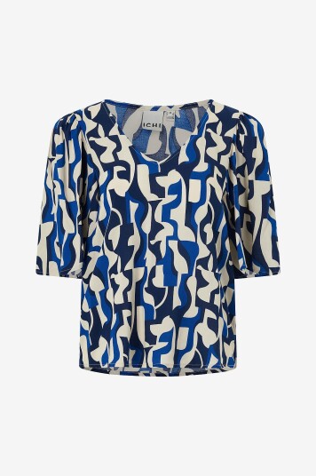 ICHI - Bluse ihVera SS24 - Blå
