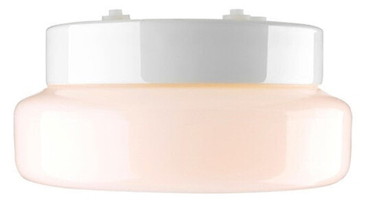Ifö Classic tak/vegglampe Badstu IP44 - Hvit/Opal glass